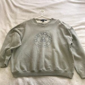 Vintage Club Monaco Cotton Large Sweater